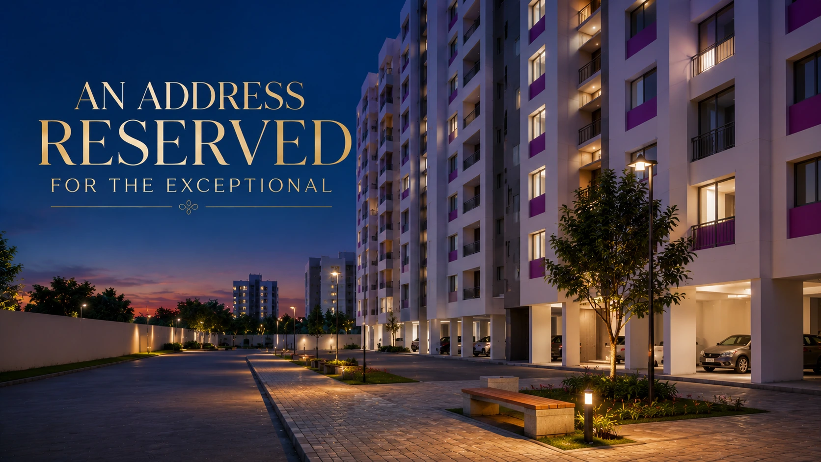 Purple Bloom Dighi Pune - Address Signage